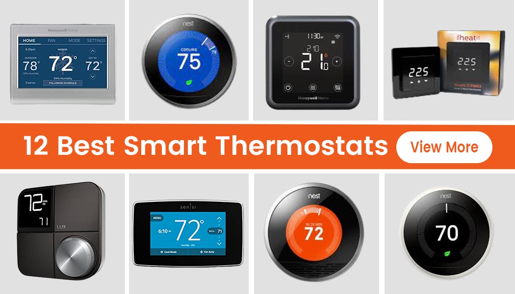 12 Smart Thermostats To Manage Temperature Levels From Wherever They Are